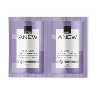 2x Anew Platinum Lift & Tighten Dual Eye System Sample 2ml