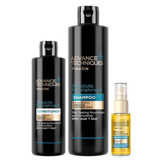 Advance Techniques Absolute Nourishment Hair Care Set 3 Pieces