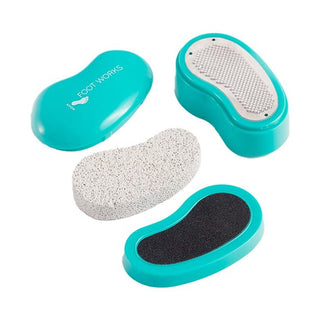 Foot Works 3 in 1 Pedicure Tool 4 Pieces