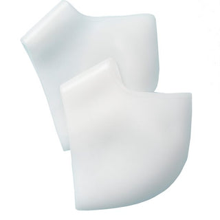 Foot Works Silicone Heel Enhancer Socks 2 Pieces