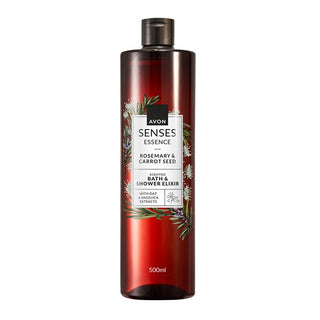 Senses Essence Rosemary & Carrot Seed Bath and Shower Elixir 500ml