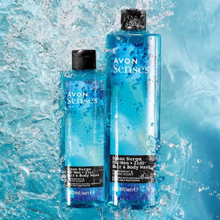 Senses Ocean Surge Hair & Body Wash 100ml 500ml